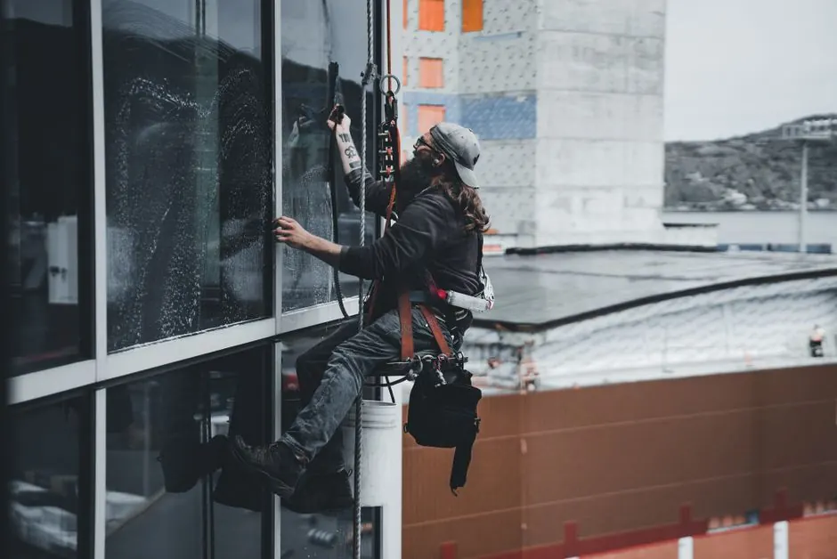 Glass Cleaning Heros technicians